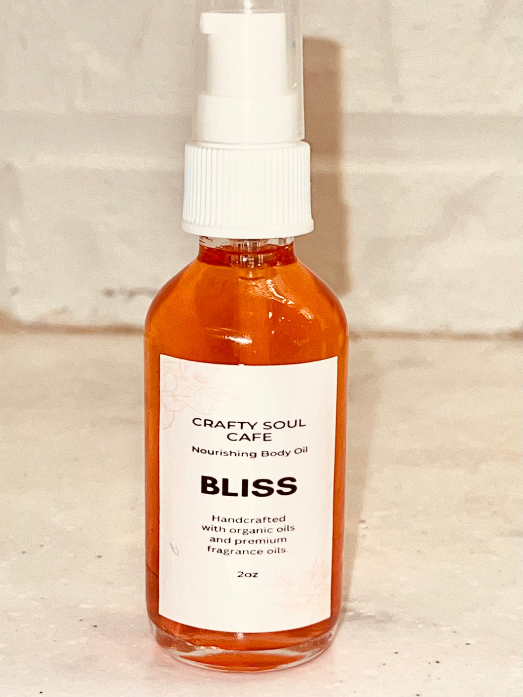 Bliss Nourishing Body Oil (scent inspired by Baccarat Rouge 540)